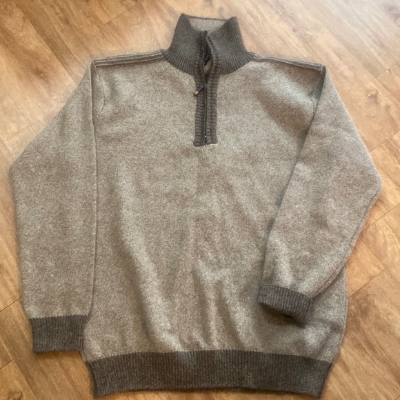 Mens Pronti brown and tan sweater size 4X. Gently worn, in great condition - Picture 1 of 9